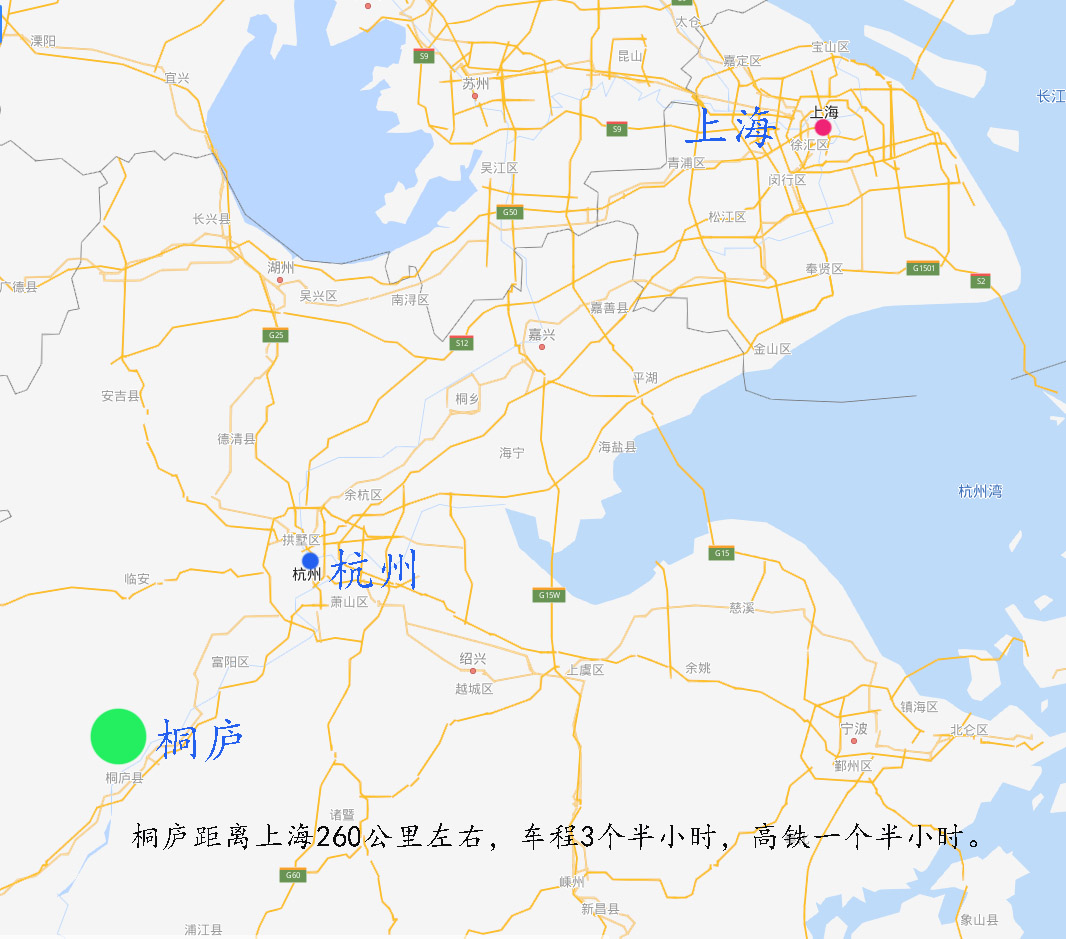 上海到<a href=http://www.mybsl.cn/shlvyou/1554.html target=_blank class=infotextkey>桐廬旅游</a>地圖