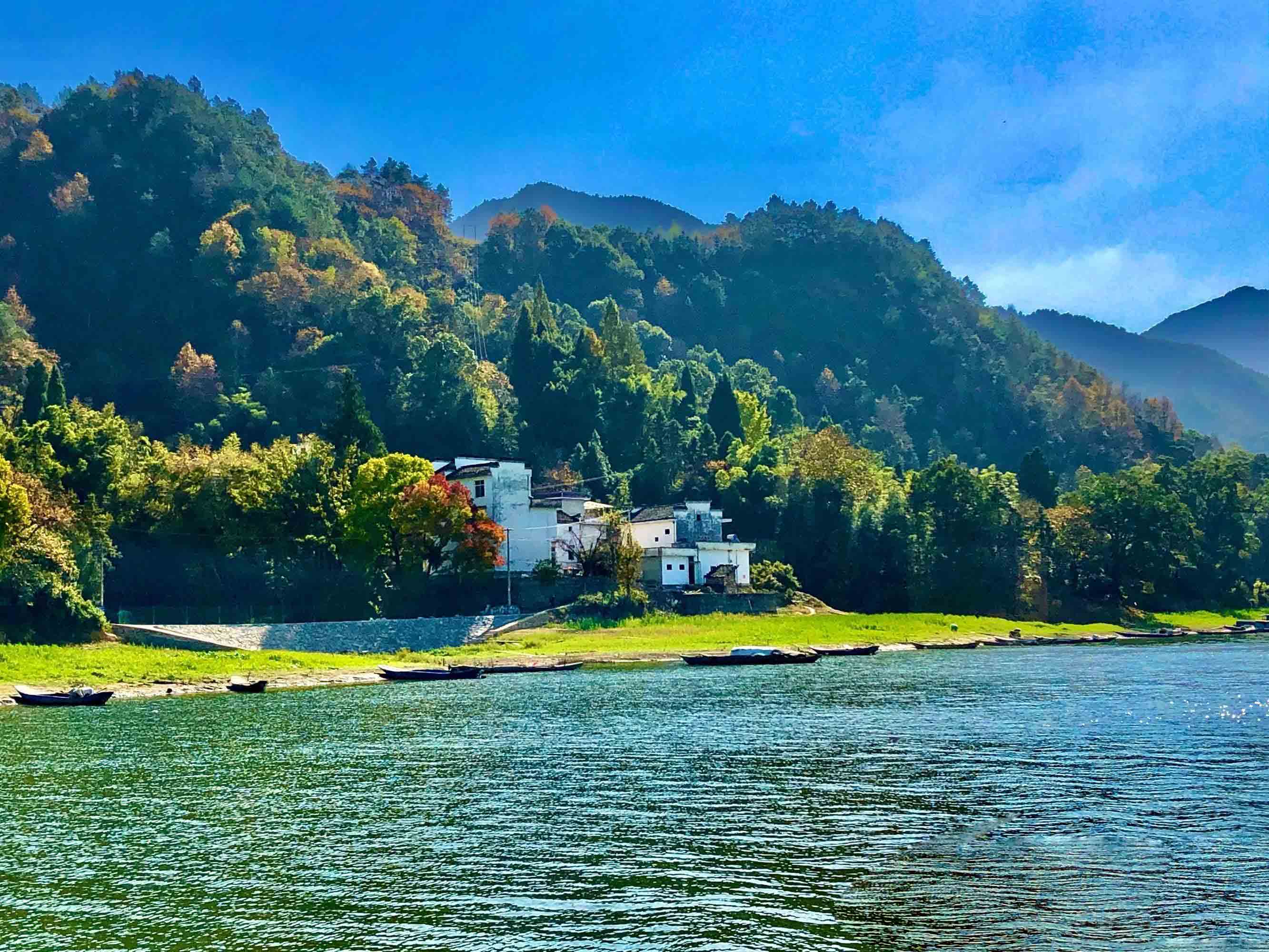 浙江杭州桐廬富春江旅游必去的景點（情醉富春江）